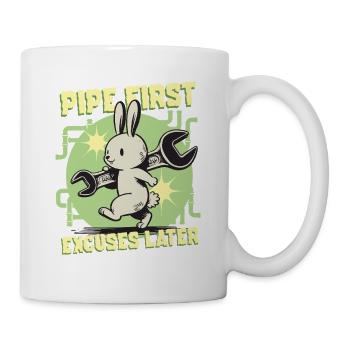 Pipelayer Pipe Builder Pipe First - Mug - white - Right