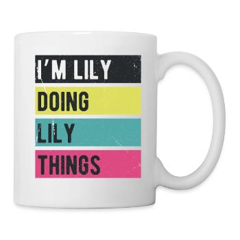 I’m Lily Doing Lily Things Retro Colors - Mug - white - Right