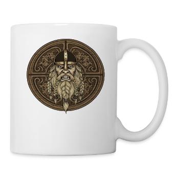 Légende viking viking marin Odin Raven Fighter - Mug blanc - blanc - Droite