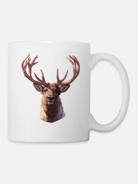 Rentiere Rentier - Tasse - Weiß