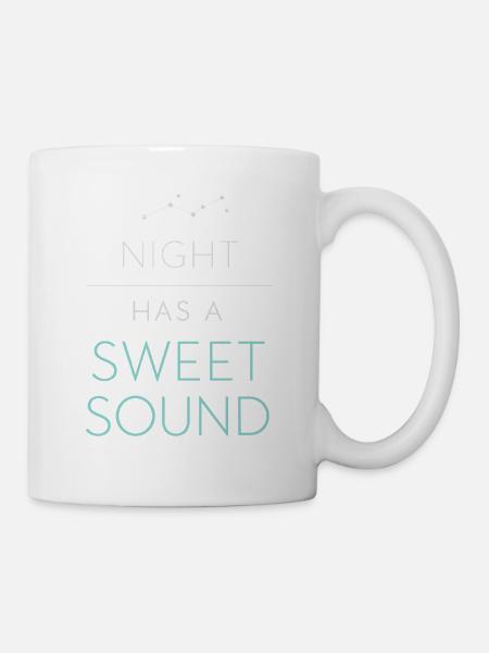 Nachtbootfahren Mit - Tasse - Weiß