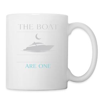 Night boating with - Mug - white - Right