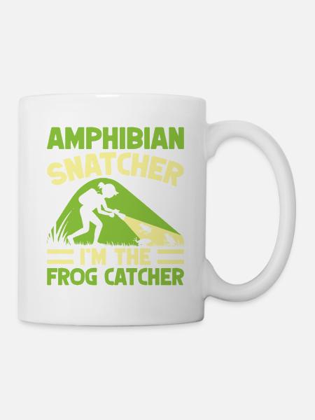Frog Catcher Amphibian Snatcher Frog - Tasse - Weiß