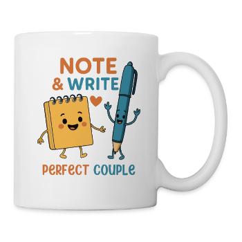 Note & Write Perfect Couple - Tasse - Weiß - Rechts