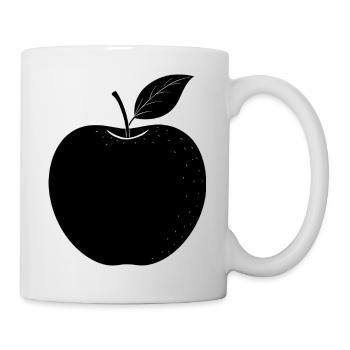 Apfel - Tasse - Weiß - Rechts
