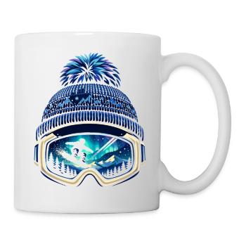 Süße Apres Ski Sprüche Lustig Skifahrer Geschenk - Tasse - Weiß - Rechts