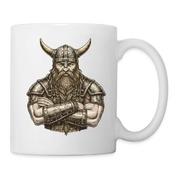 Légende viking viking marin Odin Raven Fighter - Mug blanc - blanc - Droite