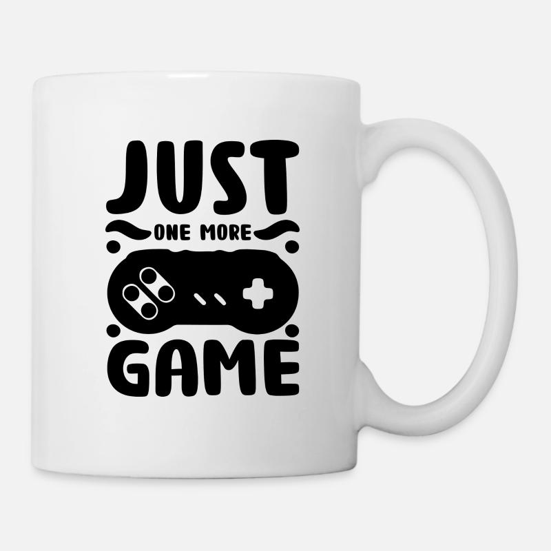 "Nur noch ein Spiel" Merch | MT Gaming - Tasse - Weiß