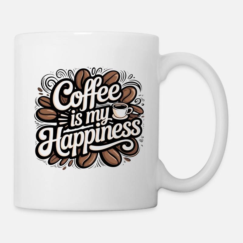 Le café est ma joie - Mug blanc - blanc