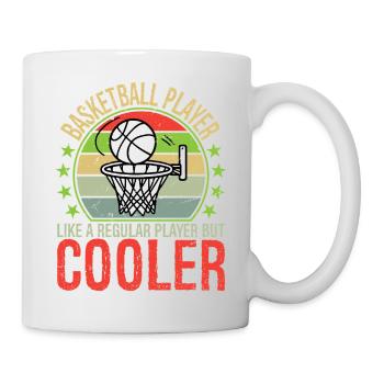 Basketball Player Like A Regular Player But Cooler - Mug - white - Right