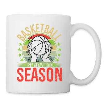 Basketball Is My Favorite Season - Mug - white - Right