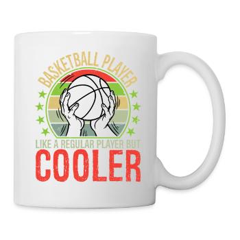 Basketball Player Like A Regular Player But Cooler - Mug - white - Right