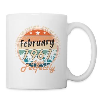 Février 1961 Meilleur cadeau février 1961 - Mug blanc - blanc - Droite