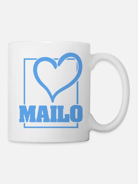 Bachelor Mailo - Tasse - Weiß