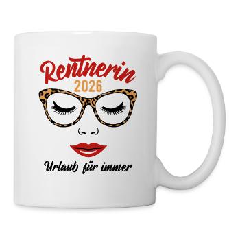 Retraité 2026 | Vacances pour toujours | Pension Pensione - Mug blanc - blanc - Droite