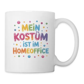 Costume is in the home office carnival carnival office - Mug - white - Right