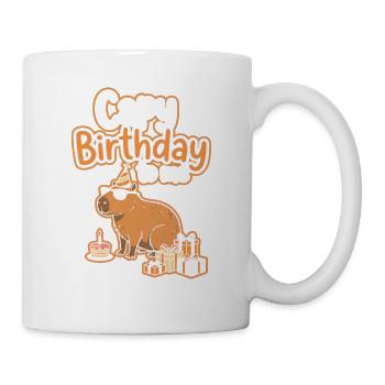 Capy Birthday Party Motif - Mug - white - Right