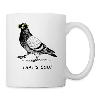 That's Coo - Coole Taube - Tasse - Weiß - Rechts