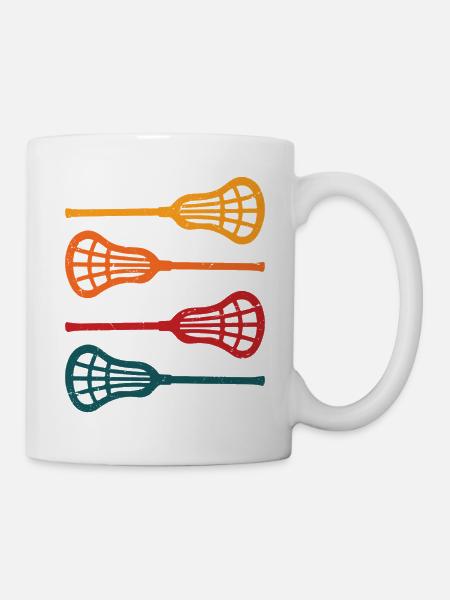 Lacrosse Stick Lacrosse - Tasse - Weiß