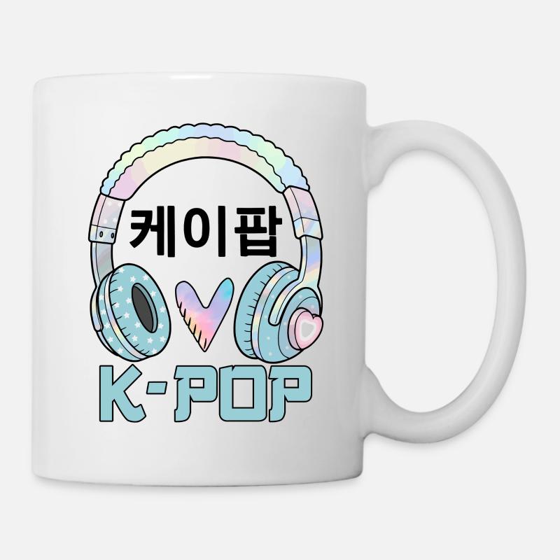 K Pop 케이팝 - Mug blanc - blanc