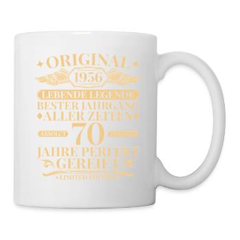 Born in 1956 Legend 70th Birthday - Mug - white - Right