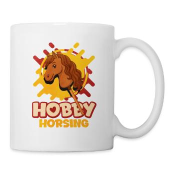 Cheval Pop Art de Cavalerie Hobby - Mug blanc - blanc - Droite