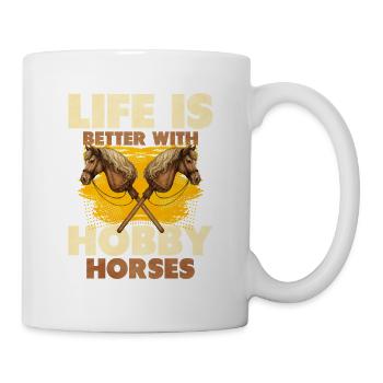 Living better with hobby horses Hobby Horses - Mug - white - Right
