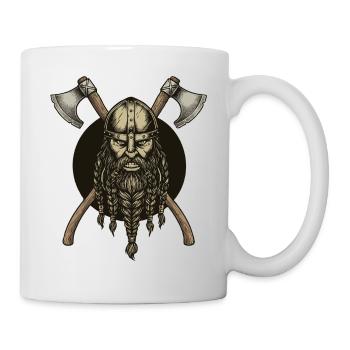 Légende viking viking marin Odin Raven Fighter - Mug blanc - blanc - Droite