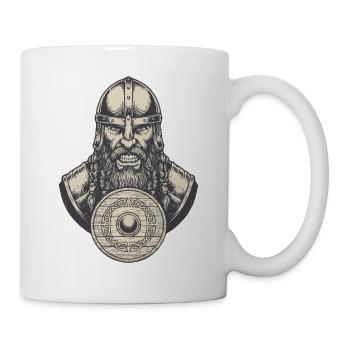 Légende viking viking marin Odin Raven Fighter - Mug blanc - blanc - Droite