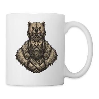 Légende viking viking marin Odin Raven Fighter - Mug blanc - blanc - Droite