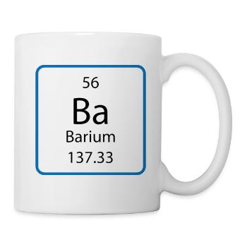 Ba Chemistry Periodic Table - Mug - white - Right