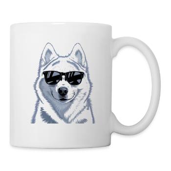 Husky - Tasse - Weiß - Rechts