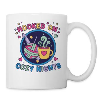 Accro aux nuits douillettes Amant du crochet Drôle - Mug blanc - blanc - Droite
