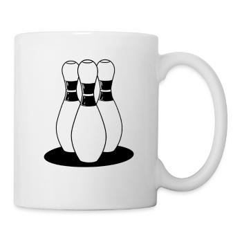 Bowling Cartoon Look - Mug - white - Right
