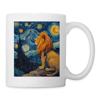 Lion Van Gogh - Mug - white - Right