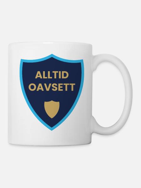 Immer unabhängig vom Schildmotiv - Tasse - Weiß