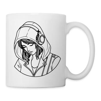 Woman Love Music - Mug - white - Right