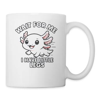 Axolotl disant un mème Humour Petites jambes drôles - Mug blanc - blanc - Droite