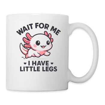 Axolotl disant un mème Humour Petites jambes drôles - Mug blanc - blanc - Droite