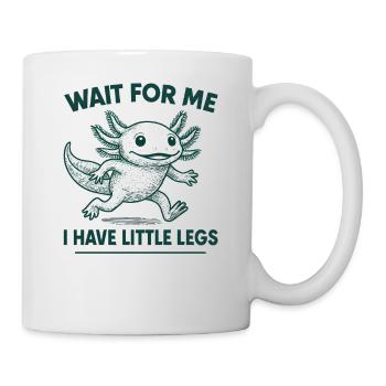 Axolotl disant un mème Humour Petites jambes drôles - Mug blanc - blanc - Droite