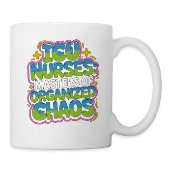 Infirmières en soins intensifs Masters en première ligne médicale organisée - Mug blanc - blanc - Droite