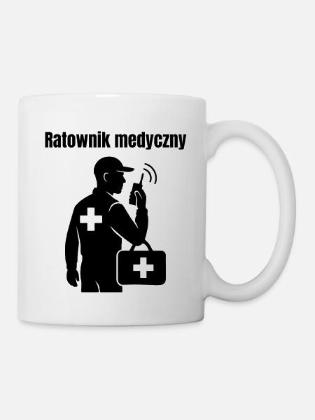 Medical Caregiver with First Aid Kit - Mug - white