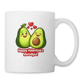 Sweet Avocados Valentine's Day Avodyu Cartoon - Mug - white - Right