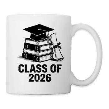 CLASS OF 2026 Graduates Studies Abitur - Mug - white - Right