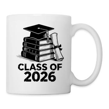 CLASS OF 2026 Graduates Studies Abitur - Mug - white - Right
