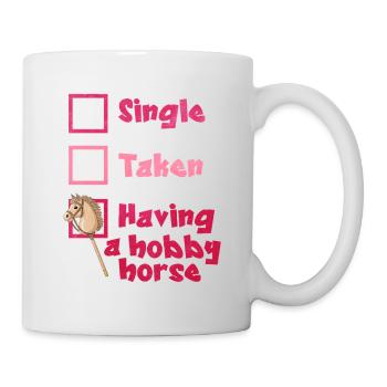 39 Prise individuelle ayant un cheval de promenade - Mug blanc - blanc - Droite