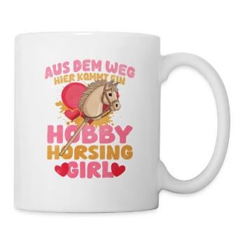 43 Out of the Way Here's a Hobby Horsing Gir - Mug - white - Right