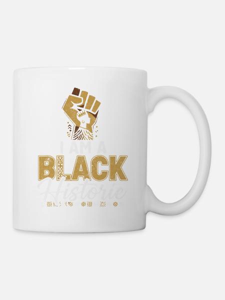 Stolz auf Schwarze Geschichte - Tasse - Weiß