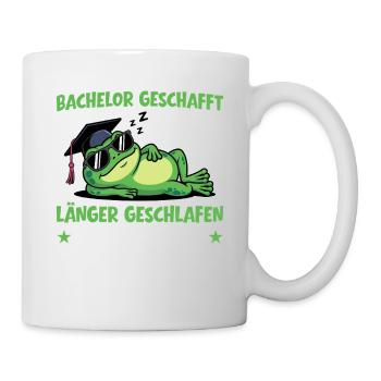Licence terminée - A dormi plus longtemps qu’appris - Mug blanc - blanc - Droite