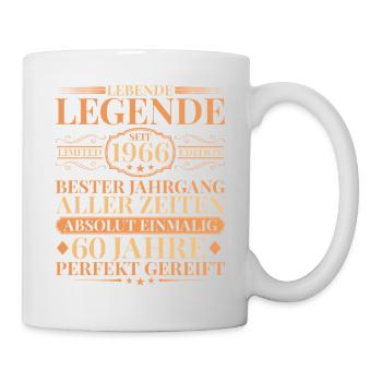 Year of manufacture Born in 1966 Unique 60th birthday - Mug - white - Right